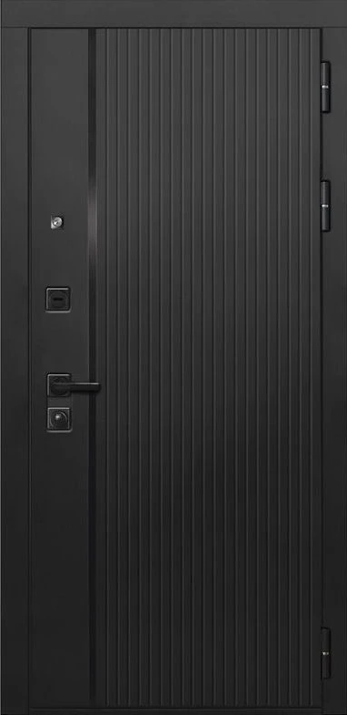 Входная дверь ДвериПРО L-45 ФЛ-701 (10мм, дуб шоколад) DPRO220659 внешняя сторона