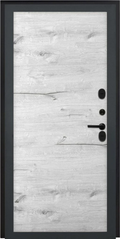 Входная дверь ДвериПРО Аура Без фрезеровки Дуб арктик горизонт DPRO228198 внутренняя сторона